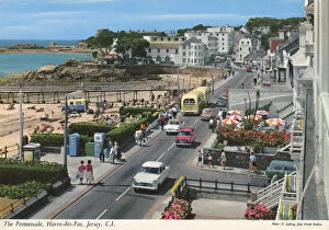 Seafront Gallery: The Promenade, Havre-des-Pas, Jersey, Channel Islands. Date: 1960s