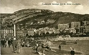 Cenotaph Prints: The Promenade, Llandudno, Clywd - Conwy