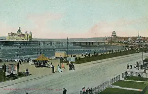 Morecambe Prints: Promenade looking east, Morecambe, Lancashire