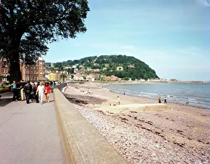 1972 Prints: Promenade and North Hill, Minehead