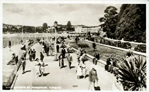 Torbay Collection: The Promenade, Torquay, Devon