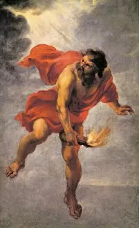 Mythology Collection: Prometheus carrying fire