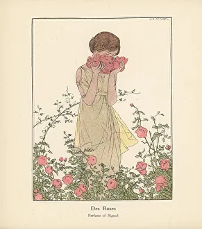 Promotional art for Des Roses, Perfume of Rigaud