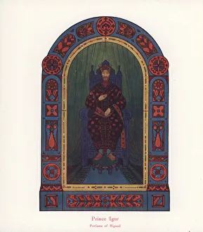 Perfumery Prints: Promotional art for Prince Igor, a Perfume of Rigaud