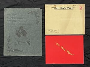 Brochure Collection: Promotional material, Cody War Kite and Cody Flyer