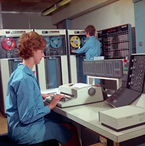 Storage Collection: Promotional photograph for the IBM 1410