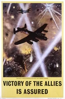 Propaganda Collection: Propaganda poster for the RAF