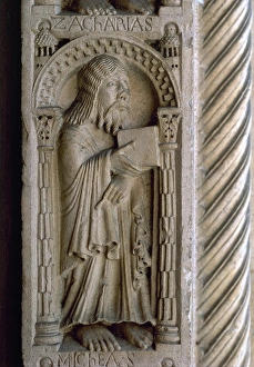 Guglielmo Gallery: Prophet Zechariah. Relief