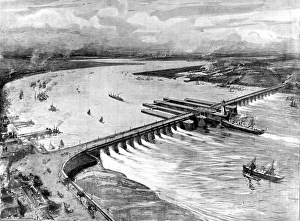 Locks Collection: Proposal for a Thames Barrage, Gravesend, 1904