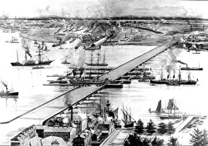 Proposal for a Thames Barrage, Gravesend, 1905