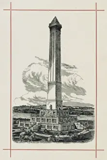 Completion Prints: Proposed design for the completion of the Washington Monumen