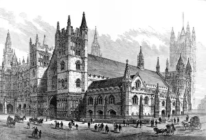 Proposed Restoration of Wesminster Hall, London, 1884