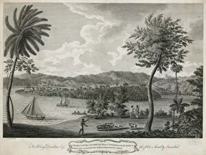 Jamaica Collection: A prospect of Port Antonio, and town of Titchfield, in paris