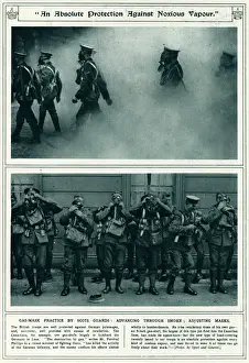 Gases Prints: Protection against noxious vapour 1917