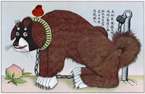 Protective Chinese Dog