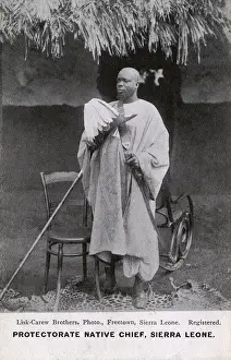 Protectorate Prints: Protectorate Native Chief, Sierra Leone, West Africa
