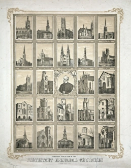 New York Gallery: Protestant Episcopal churches, in New York city