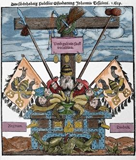 Reformation Collection: Protestant Reformation. Germany. Satire against the sale of