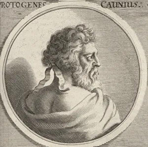 Philipp Kilian Prints: Protogenes, ancient Greek painter, 4th century BC