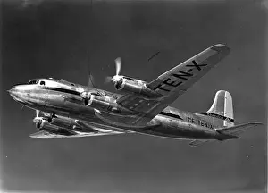 Canadair Prints: The prototype Canadair DC-4M-1 CF-TEN-X North Star