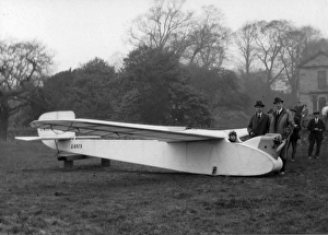 The prototype English Electric S1 Wren, J6973, at Ashton Park, Preston, on 5 April 1923. In the cockpit is Sqn Ldr Maurice Wright and the taller of the two men standing is W.O. Manning. Date: 1923 The prototype English Electric S1 Wren J6973