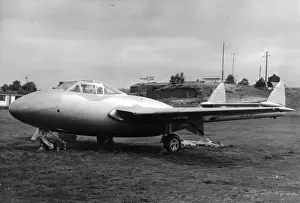 The prototype de Havilland DH115 Vampire Trainer G-5-7