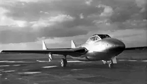 The prototype de Havilland DH115 Vampire Trainer G-5-7