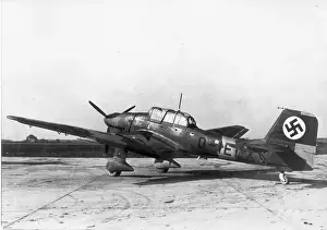 Stuka Prints: The prototype Junkers Ju87B0 Stuka D-IELX