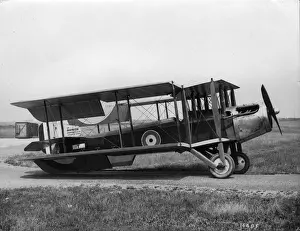 The prototype Sopwith T1 Wings folded side view