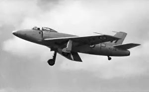Prototype Supermarine 510 Flying with Undercarriage Down