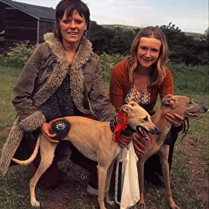 Howe Prints: Proud Winners. Whippet racing Carlin Howe, N Yorks 1970s