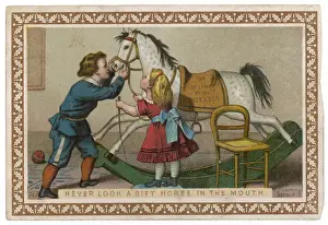 Proverb Prints: PROVERB / GIFT HORSE