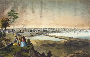 Providence, R. I. harbor view, taken from the grounds of Geo