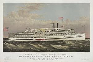 Sailing Ships Collection: Providence and Stonington Steamship Co s. steamers, Massachu