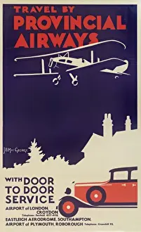 Plymouth Prints: Provincial Airways Poster