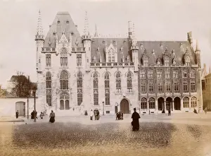 Provincial Court building, Market Place, Bruges, Belgium