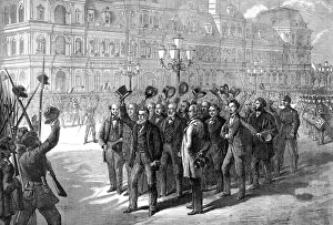 Gambetta Prints: The Provisional Government reviewing the National Guard; Fra