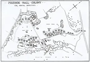 North Umberland Prints: Prudhoe Colony for Mental Defectives - Colony Layout Pl