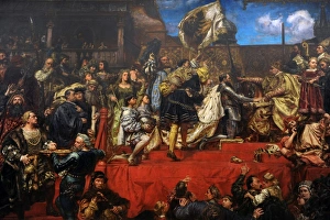 Images Dated 24th August 2013: The Prussian Homage, 1882, by Jan Matejko (1838-1893)