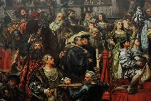 The Prussian Homage, 1882, by Jan Matejko (1838-1893)