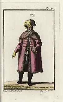 Prussian nobleman of the Middle Ages with a