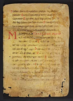 Ends Prints: Psalter (Fragment)