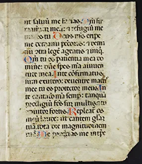 Psalter Prints: Psalter (Fragments)