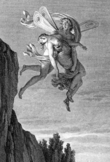 Carried Prints: Psyche Carried by Zephyr