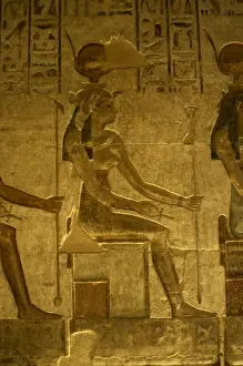 Ptolemaic temple of Hathor and Maat. Hathor. Seated figure