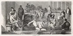 Public Bath / Yeddo 1862