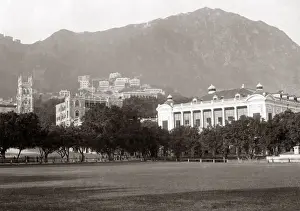 New Images May Prints: Public buildings, Hong Kong, circa 1880s. Date: circa 1880s