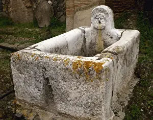 Ercolano Prints: Public fountain. Herculaneum