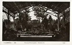 Ironwork Prints: The Public Gardens - The Pavilion - Valencia, Spain
