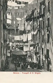 Public laundry of St. Brigida, Genoa, Italy